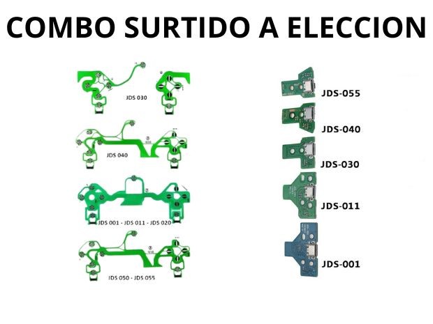 &u+ COMBO SURTIDO FILM MEMBRANA O SOCKET JOYSTICK PS4 X 100